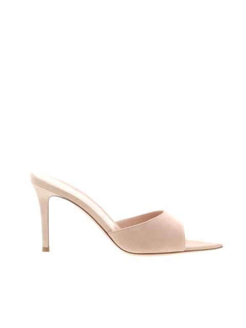 Gianvito Rossi Gianvito Rossi – Elle Mule 85 Suede Peach