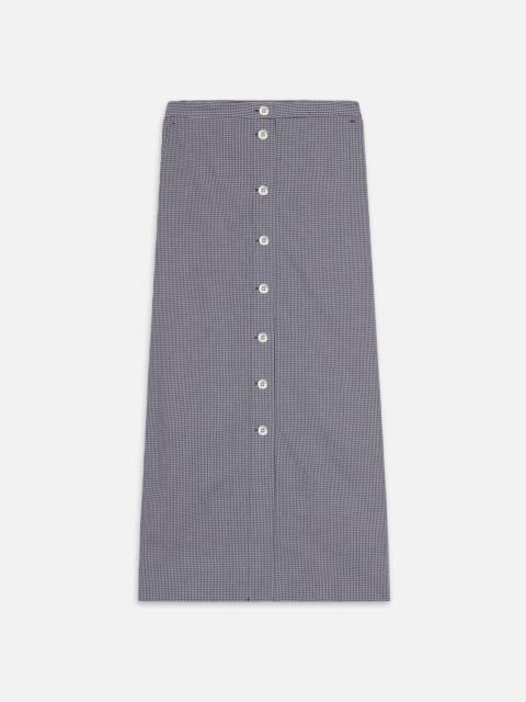 FRAME The Check Skirt in Navy Multi