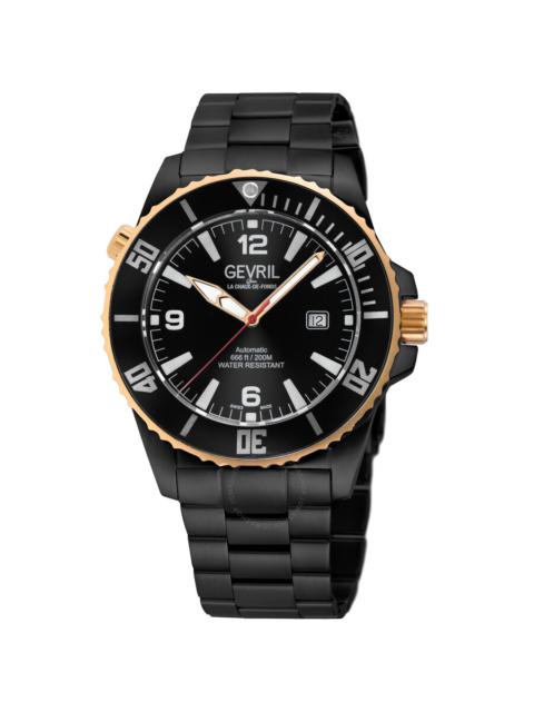 Other Designers Gevril Canal Street Automatic Black Dial Men's Watch 46604B