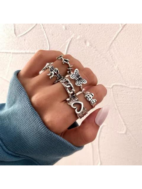 Streetwear - Gothic Ring Sett
