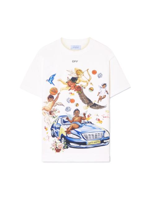 Off-White White Car Fresco T-shirt