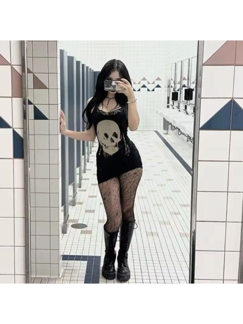 Streetwear Women´s Gothic Skull Skeleton Fashion Top