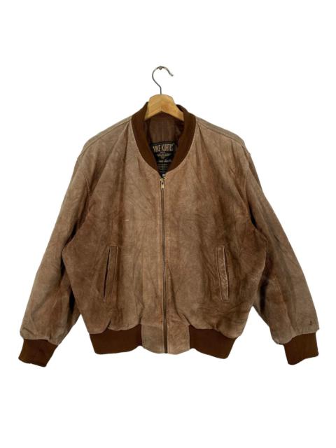 Other Designers Vintage Mike Kurtis Paris Leather Bomber Jacket