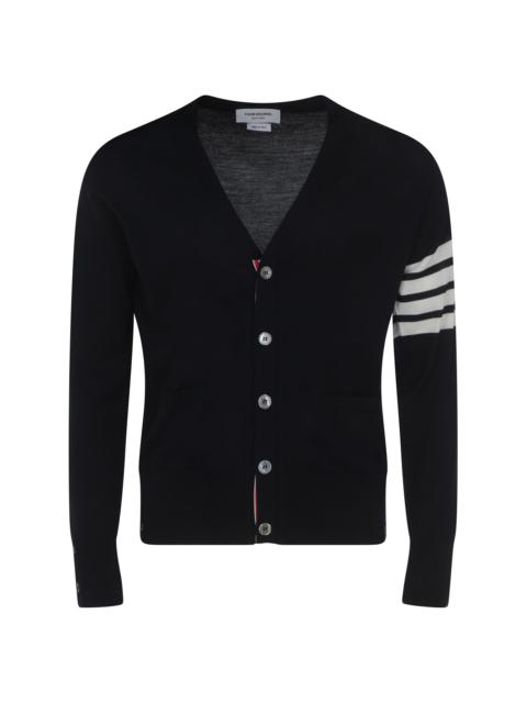 Thom Browne Thom Browne Virgin Wool Cardigan Navy
