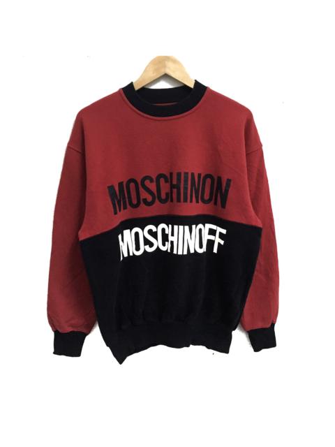 Other Designers Vintage - VINTAGE MOSCHINO JEANS BIG LOGO SWEATSHIRT