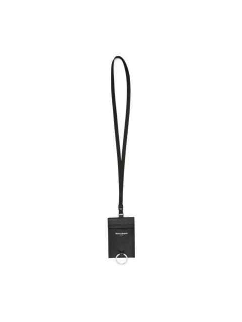 Maison Margiela logo-print leather cardholder