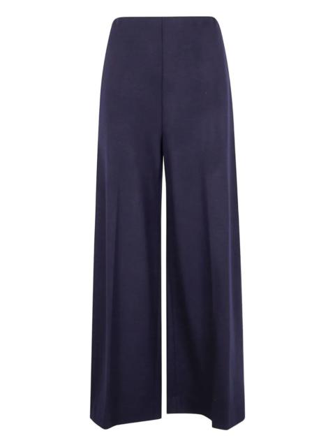 Harris Wharf London Women Wide Leg Cropped Trousers Superfine Merino