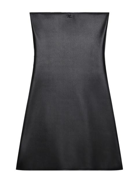 courrèges MINI BUSTIER LINGERIE DRESS