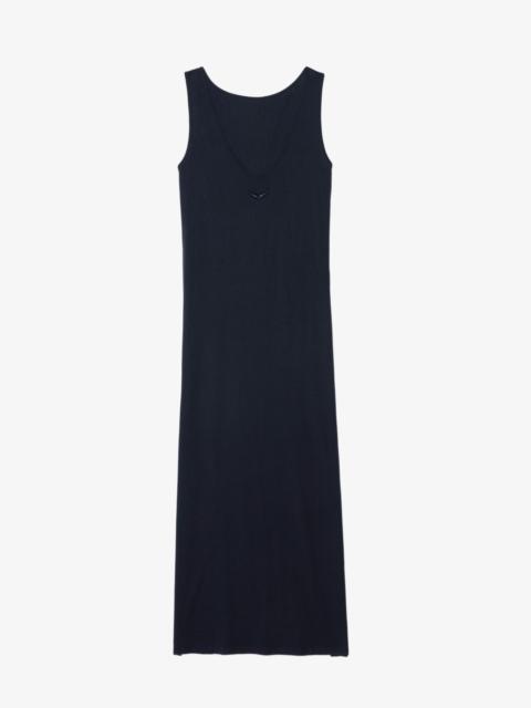 Zadig & Voltaire Deva Navy Sleeveless Dress
