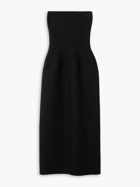 GABRIELA HEARST Immanuel strapless wool maxi dress