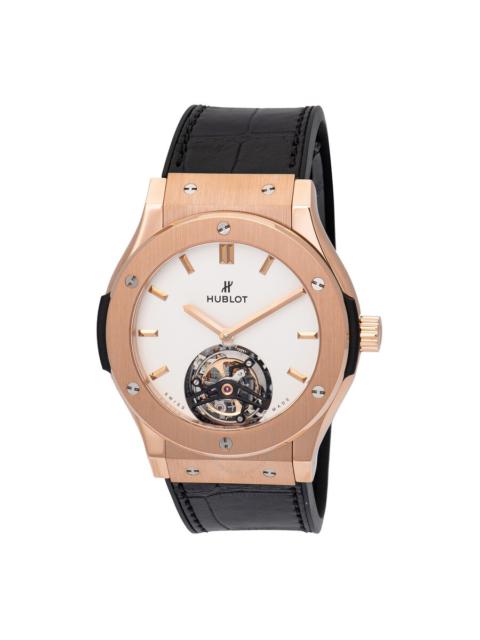 Hublot Hublot Classic Fusion Tourbillon 45mm Dial White Men's Luxury Watch 505.OX.2610.LR
