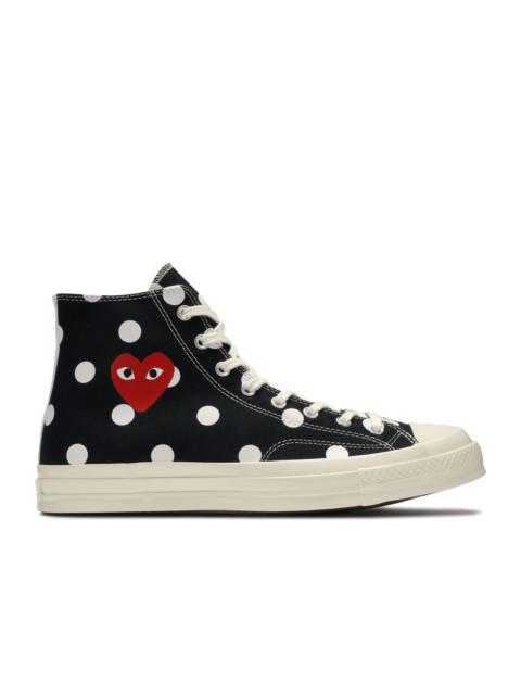 Converse COMME DES GARÇONS X CHUCK TAYLOR ALL STAR 70 HI 'BLACK POLKA DOT'