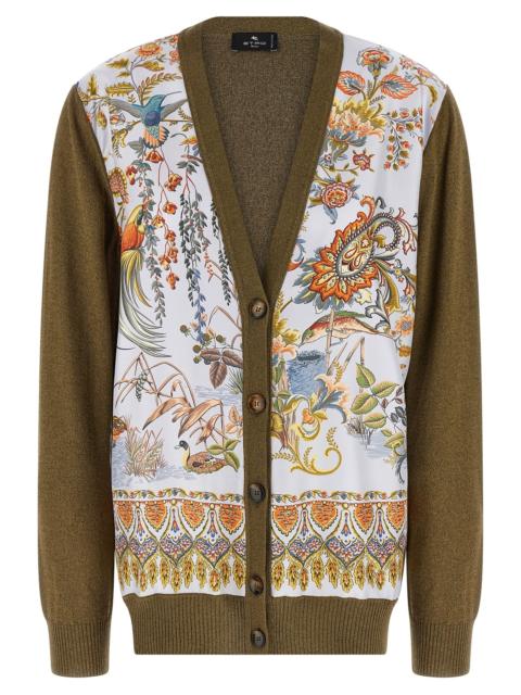 Etro Etro Women Paisley Silk Insert Cardigan