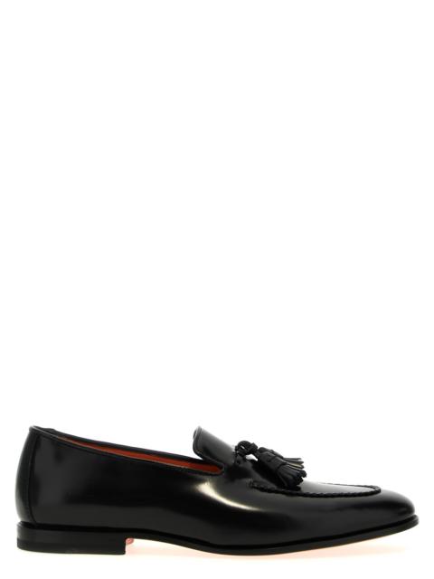Santoni Men Nappa Leather Moccasins