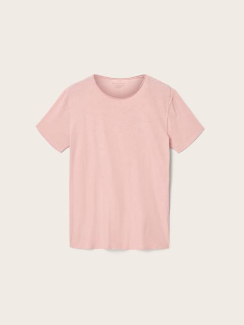 ALLSAINTS FIGURE CREW NECK RAW EDGE T-SHIRT