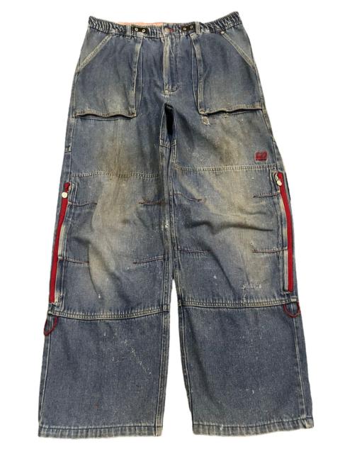 Other Designers JNCO - Vintage Japan Manchury Mud Wash Cargo Baggy Jeans