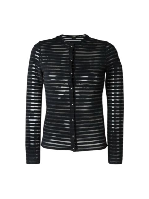 Vintage Jean Paul Gaultier Sheer Striped Cardigan