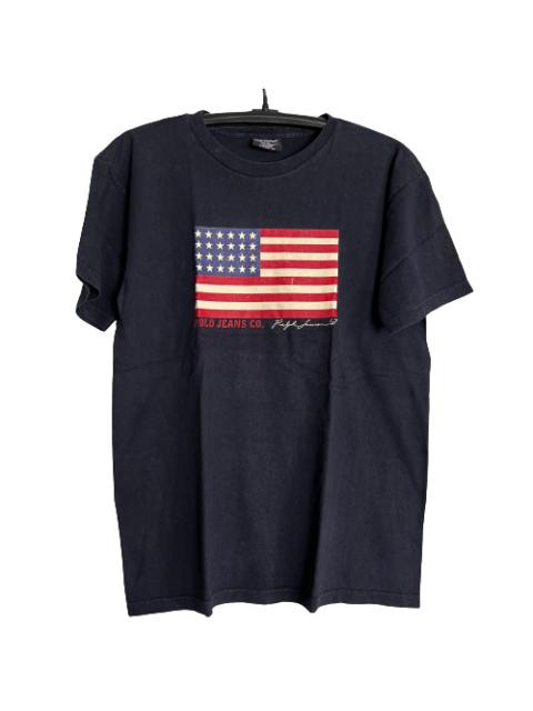 Other Designers Polo Ralph Lauren - Vintage Ralph Lauren Polo Jeans USA Flag T-Shirt