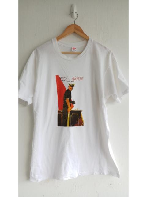 Other Designers VINTAGE CAPTAIN USN WEIGHT ANCHOR SET OFF TSHIRT