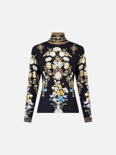 CAMILLA JERSEY TURTLENECK