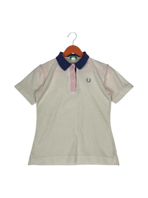 Other Designers Vintage Fred Perry Toweling Shirt- Laurel Wreath Tennis Top