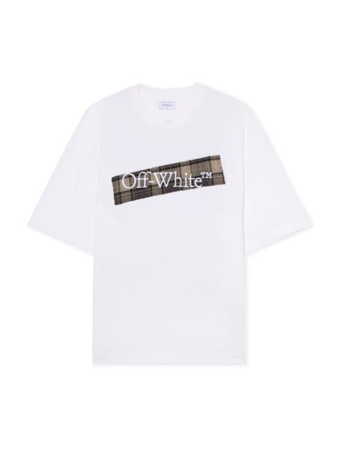 Off-White Flannel Diagonal Skate Short Sleeve Logo Tee