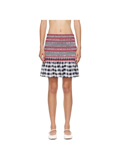 Molly Goddard Black Millie Miniskirt