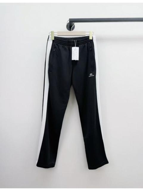 BALENCIAGA Balenciaga BB Embroidered Black Sweatpants 
