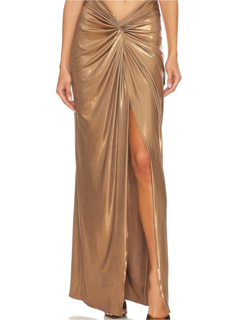 LAPOINTE Twist Sarong Skirt