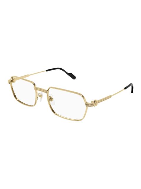 Cartier Cartier Premiere de Cartier Demo Rectangular Men's Eyeglasses CT0483O 001 56