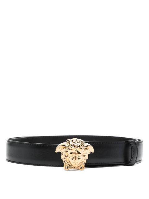 VERSACE Versace La Medusa Buckle Leather Belt