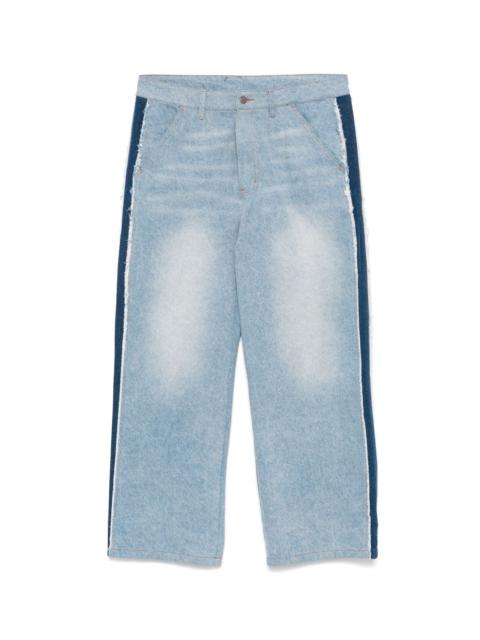 KidSuper x Ronaldinho Striped Jeans