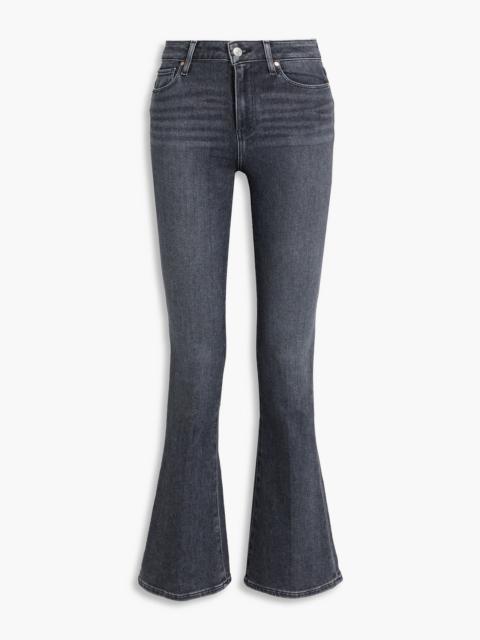 PAIGE Mid-rise flared jeans