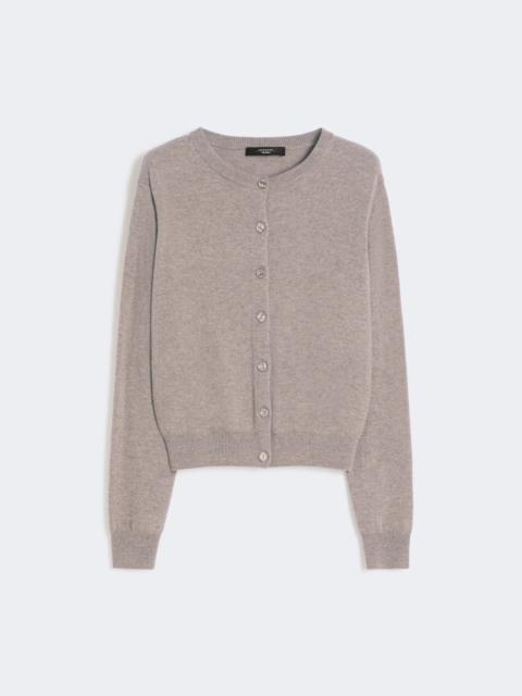 WEEKEND Max Mara Wool and cashmere cardigan - TURTLEDOVE