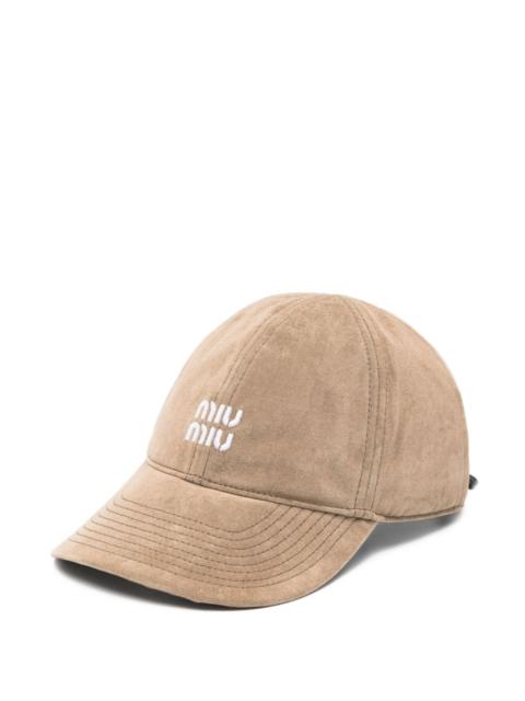 Miu Miu Miu Miu Women Velvet Baseball Cap