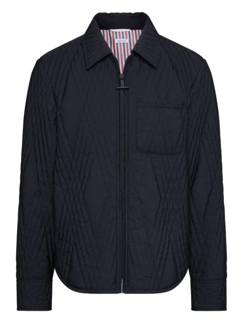 Thom Browne Poly Twill Eco Filled Quilted Oversize Shirt Men