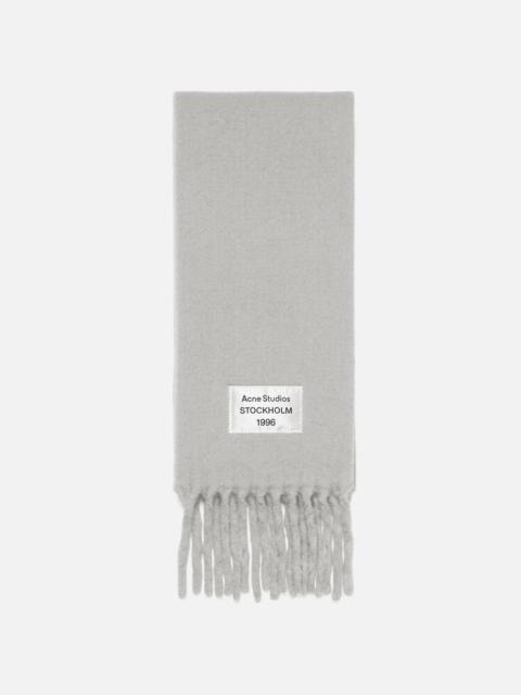 Acne Studios Bicolor alpaca scarf - Grey/light grey