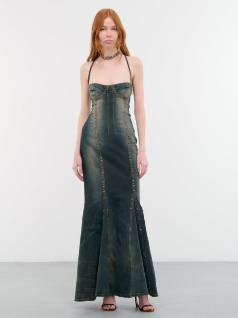 Blumarine Studded Jean Dress