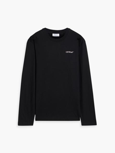 Off-White Printed cotton-jersey T-shirt