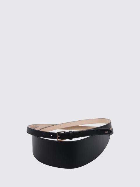 Max Mara Max Mara Women Max Mara Belt In Fine Smooth Calf Leather With Metal Buckle