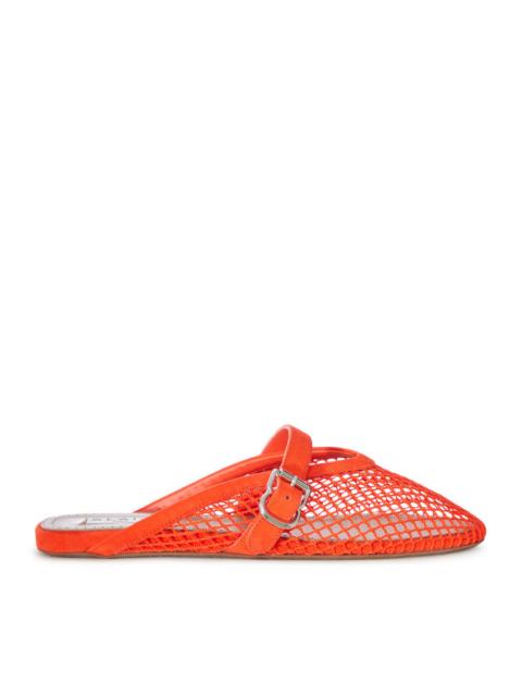 Alaïa Alaia Women Flat Mule In Mesh And Suede