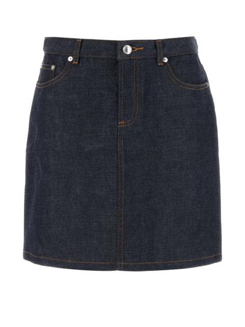 A.P.C. Denim Jupe mini skirt