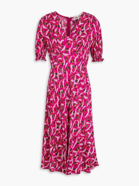 DIANE VON FURSTENBERG Jemma printed crepe dress