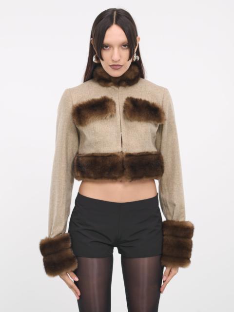 FIDAN NOVRUZOVA Faux Fur Jacket