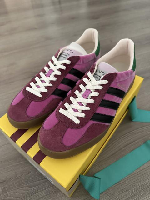 GUCCI Adidas x Gucci Gazelle Pink Velvet EU 43 1/3