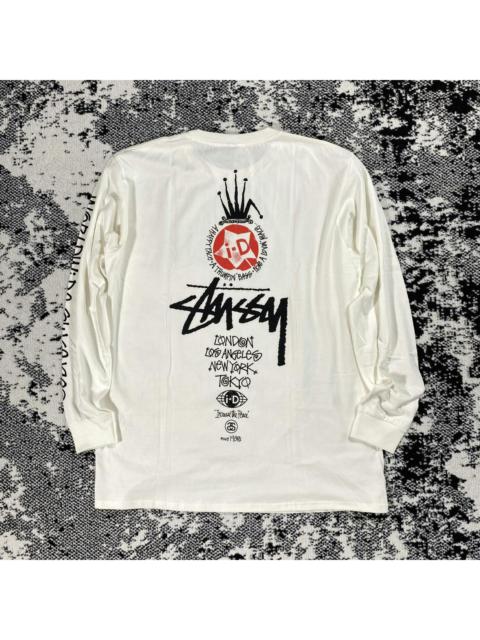 Stüssy STUSSY HERITAGE LS TEE WHITE - LARGE