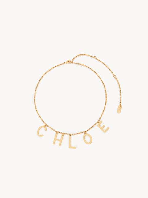 Chloé THE CHLOÉ LETTERS NECKLACE
