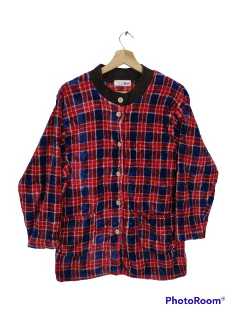 Other Designers Archival Clothing - Offer 💥 Vintage Fleece Shirt Button Up Checkered