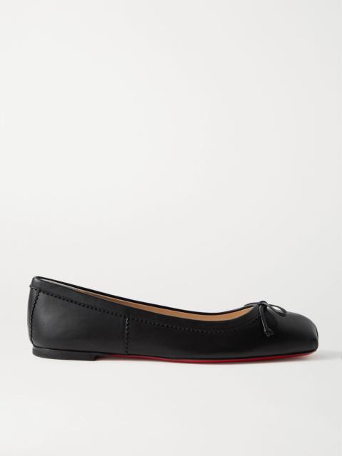Christian Louboutin Mamadrague leather ballet flats Black