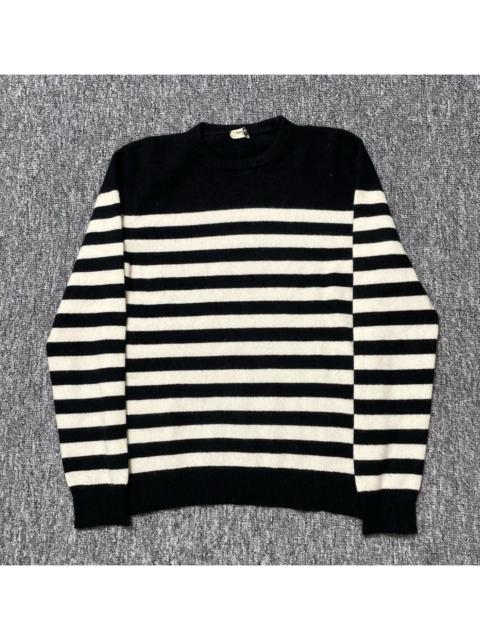 SAINT LAURENT Saint Laurent Paris Black and white striped sweater